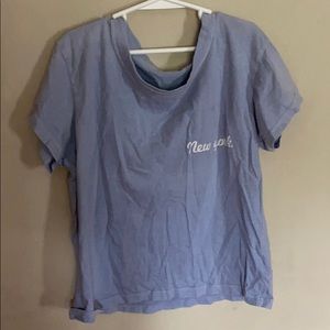 New York cropped shirt